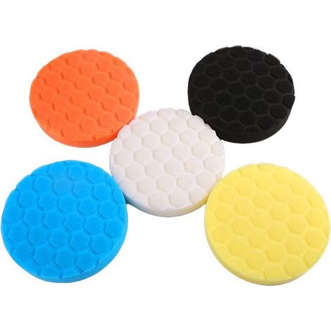 Lot de 5 bonnets pour polisseuse - 150 mm (1/5)