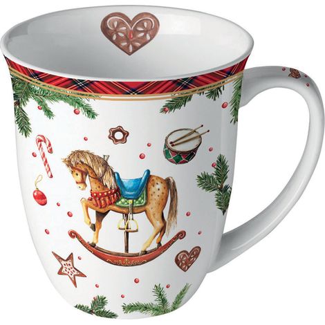 Mug de Noël en porcelaine fine (1/2)