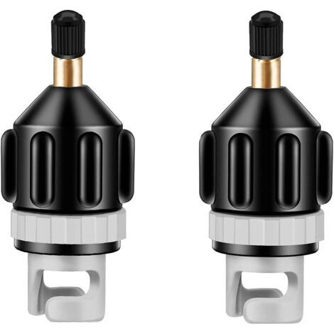 PA 2er-Pack Elektropumpenadapter für Schlauchboote, Luftventiladapter, Standard-Luftventiladapter für Schlauchboote (1/3)