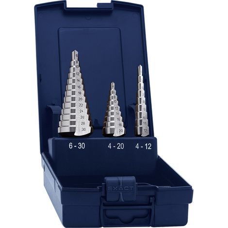 Eventus by Exact 15332 HSS Stufenbohrer-Set 3teilig 1 Set (1/2)