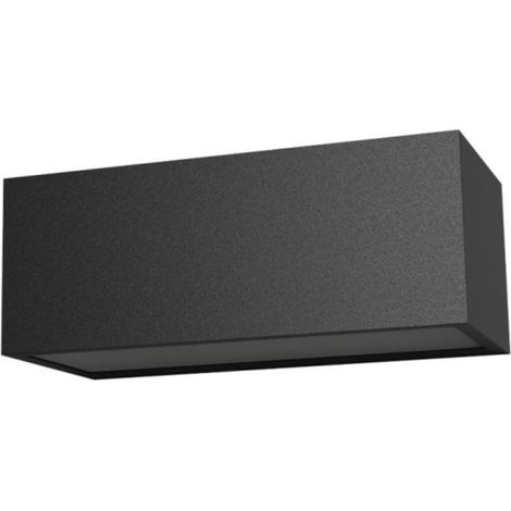 Applique led lampadari bartalini kcirb medium cct ip54 alluminio biemissione, finitura metallo antracite