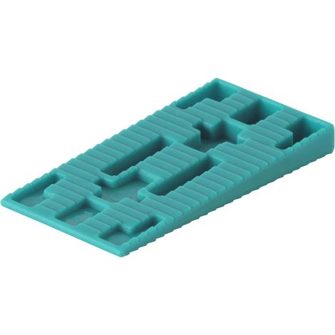 wolfcraft 120 cunei distanziatori in plastica I 8648000 I 40 cunei in plastica, ideali per creare giunti di dilatazione