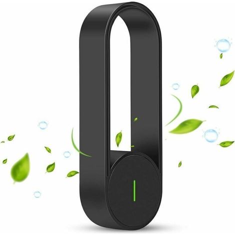 Günstiger Mini-Luftreiniger, tragbarer Luftreiniger mit Negativ-Ionen-Generator, kleiner USB-Luftfilter für Auto, Schlafzimmer, Zuhause, Büro – Schwarz (1/5)