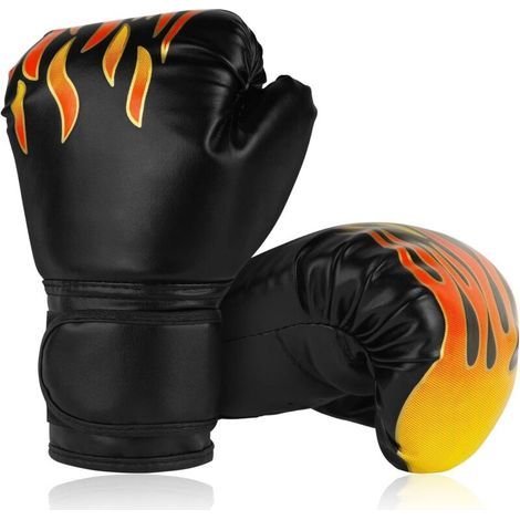 Guantoni da boxe, guantoni da allenamento, guantoni da boxe per bambini, guantoni da boxe in PU, guantoni da boxe per principianti, per allenamento di boxe per bambini dai 3 ai 12 anni. (1/4)