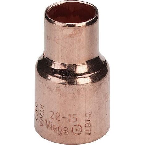 Viega Muffe reduziert Lötmuffe i/i 95240 in 28x22mm Kupfer 102111 (1/2)