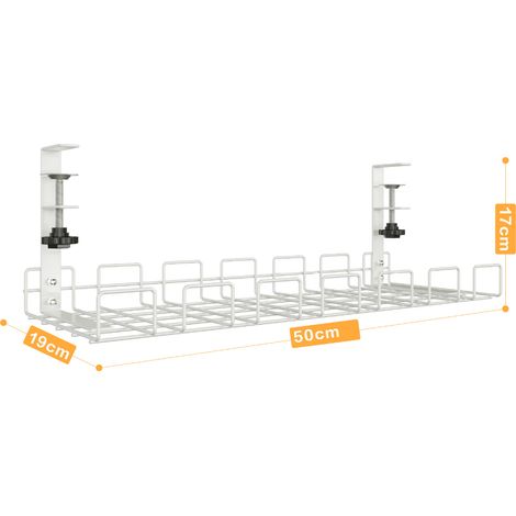 étagère de placement sous le Bureau, station pour ranger les artefacts divins, cabinet de table inférieur suspendu sans perforation, Bureau de rangement remodelage