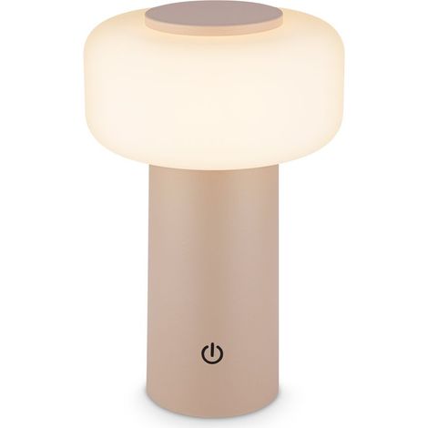 LED Tischlampe Akku LED Tischleuchte Dimmbar Kabellos Touch Aussen/Innen