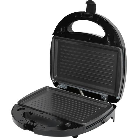 750-W-Elektro-Waffeleisen, Sandwichmaker mit zwei Heizfunktionen und Frühstückstoaster (3-in-1), 220-V-EU-Stecker (1/5)