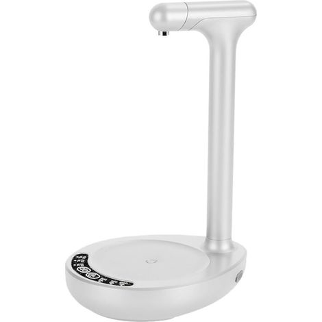 Distributeur d'eau rechargeable, distributeur de bouteilles d'eau, adapté à une utilisation intérieure et extérieure, blanc (1/5)