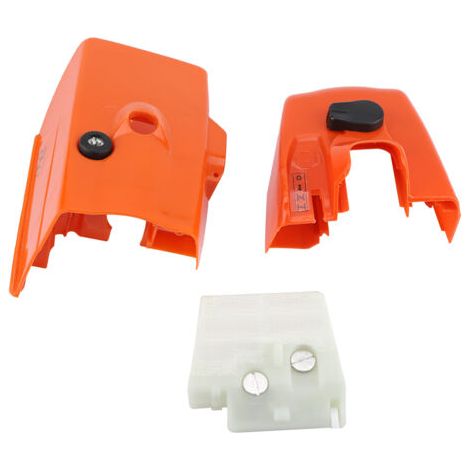 Pair - Filtre à Air avec couvercle pour pièces de rechange pour tronçonneuse STIHL Ms260 026 (1/5)