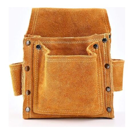 Sacoche de Charpentier pour lTaille, Ceintures Porte-Outils en Cuir de Qualité Supérieure Avec 2 Porte-Marteaux, Résistante et Professionnelle Sac pour Électricie, Maçons, Soudeurs, Plaquiste