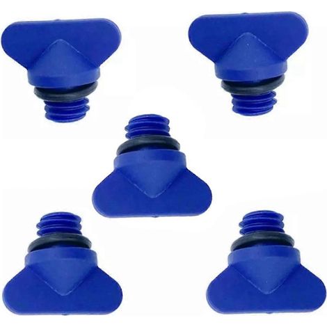 Kit de 5 bouchons de vidange pour bloc moteur avec collecteur (1/5)