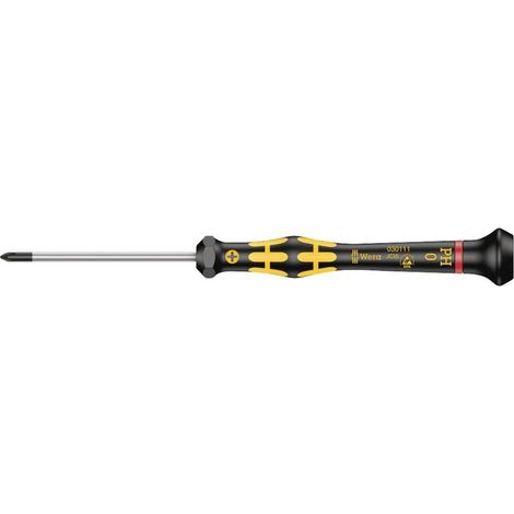 Tournevis pour vis cruciformes PH, PH 0 x 60 mm, Noir/jaune (1/2)
