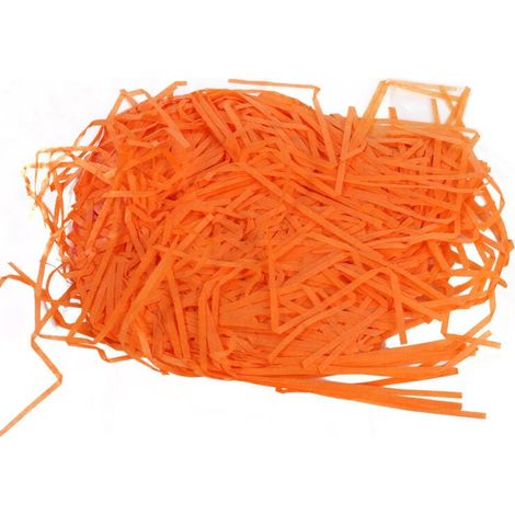 Dekoratives Raffiaheu, orange gefärbt (1/2)