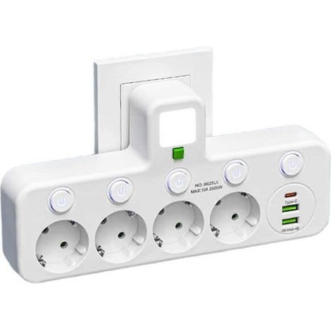 vierfach-steckdose-mit-europaischem-stecker-kein-verlangerungskabel-erforderlich-mit-usb-c-anschlussen-zwei-modelle-erhaltlich-hochwertige-geschenke-215013623 (1/5)