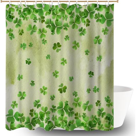 Rideau douche polyester 180x180 robuste protection douche pour votre chalet à la montagne (1/5)