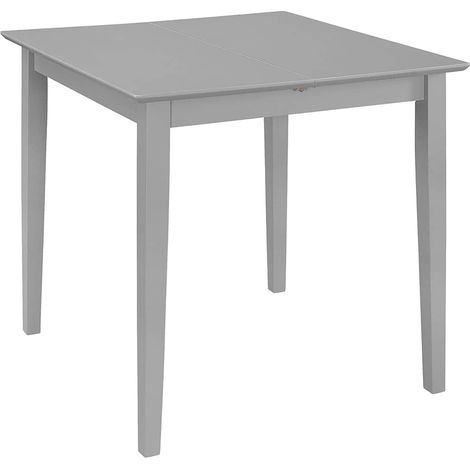 Maison Exclusive - Ausziehbarer Esstisch Grau (80-120)x80x74 cm M (1/5)