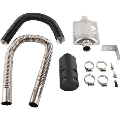 Kit silencieux d'échappement pour chauffage diesel stationnement voiture - remplacement 251864810100 Eberwebasto (1/5)