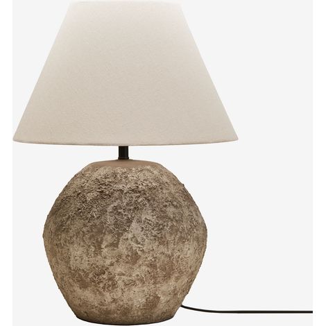 Lampada da tavolo in ceramica e lino Rilatos SKLUM            