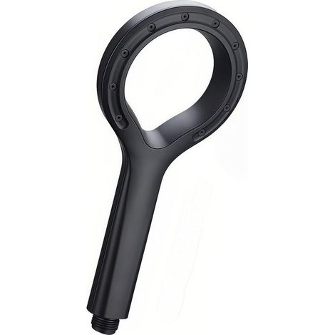 Douchette à main avec brumisateur fin, douche simple Star Ring (noire) (1/4)
