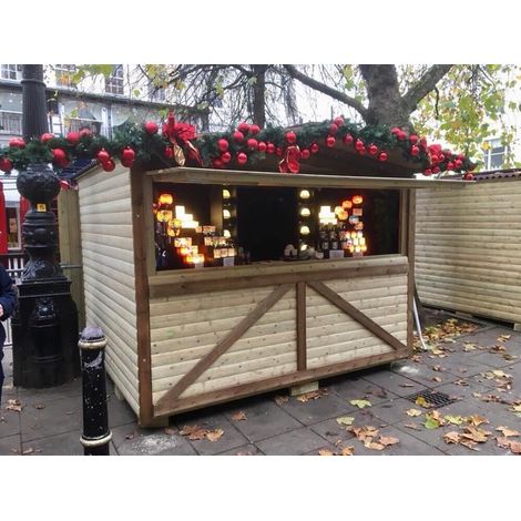 Wooden Garden 3M X 2.4M Standard Chalet (1/2)