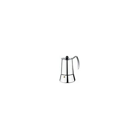 MONIX 2 Cafetière italienne Aroma, acier inoxydable, 18/10, 6 tasses, 10 cm
