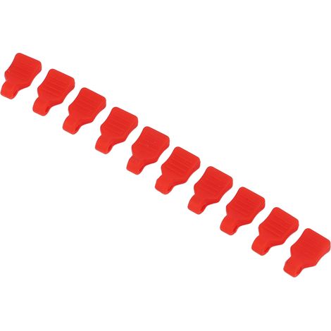 Clips de carrosserie RC - Stables, fiables, petits, compacts, protecteurs, remplaçables et pratiques - Accessoires pour voitures télécommandées - Rouge (1/5)