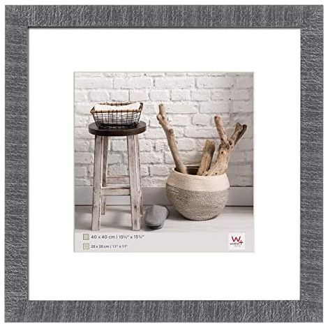 Walther Home 40x40 Holz grau HO440D Wandrahmen