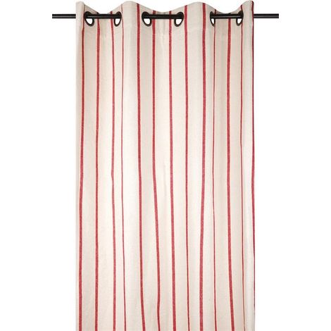 RIDEAU ST TROP ROUGE 135X260 cm (1/2)