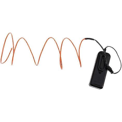 Guirlande lumineuse LED néon luminescente EL de 1 m, rouge-1M-Orange (1/5)