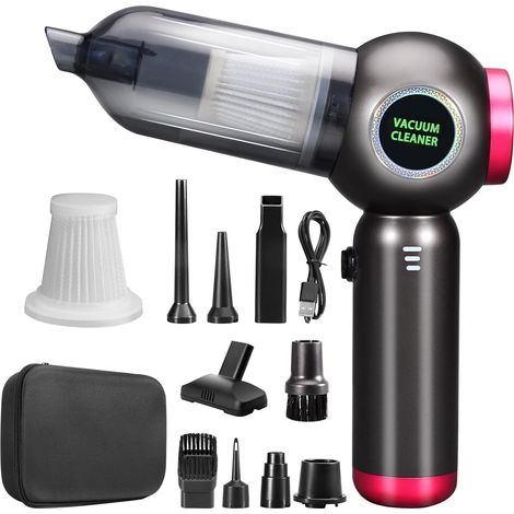 Portable Vacuum Cleaner, 22000Pa Powerful Cordless Car Vacuum Cleaner, Rechargeable Portable Air Vacuum, Mini Lightweight Vacuum Cleaner for Car, Home (1/5)