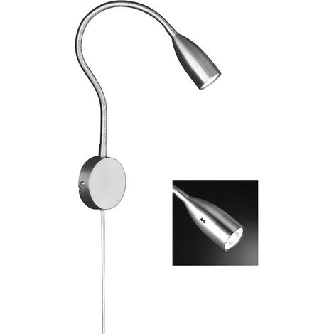 Applique murale applique bras flexo liseuse mobile dimmable LED métal (1/3)