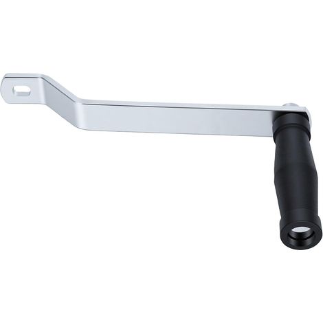 Boat Winch Handle with Curved Anti-Slip Grip, Thickened Steel Plate, for Most Marine Trailer Winches and Universal Fit (1/5)