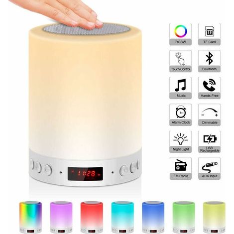 Lumières de prise de vue haut-parleur Bluetooth avec écran [réveil] pas d\'autocollants (1/5)