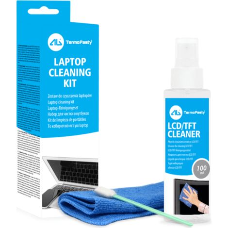Laptop-Reinigungsset (100 ml) + Reinigungstuch + Tastaturreiniger, für effektive Reinigung