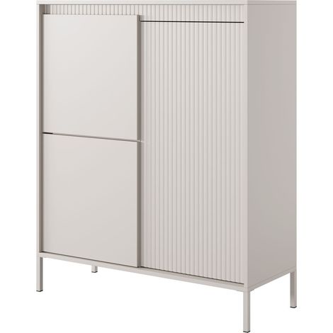 Credenza: 3 ante, Cashmere, 123,4 x 103,5 x 39,5 cm (1/5)