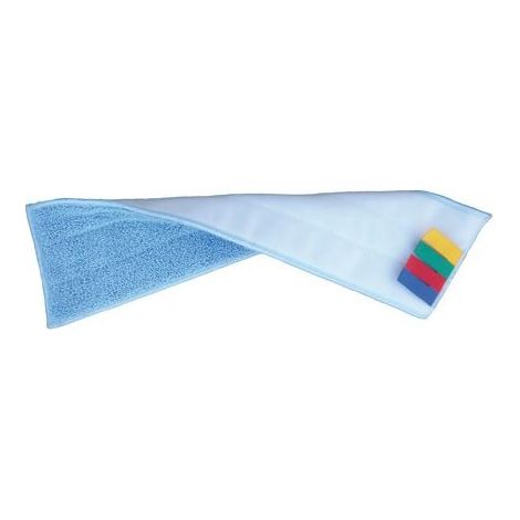 Frange microfibre bleue eco+ velcro trapeze