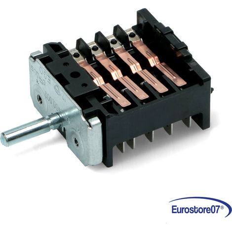 COMMUTATORE FORNO FAGOR-EGO 42.03400.009 2 posizioni. 16A,  Alberino: 23mm. (1/4)