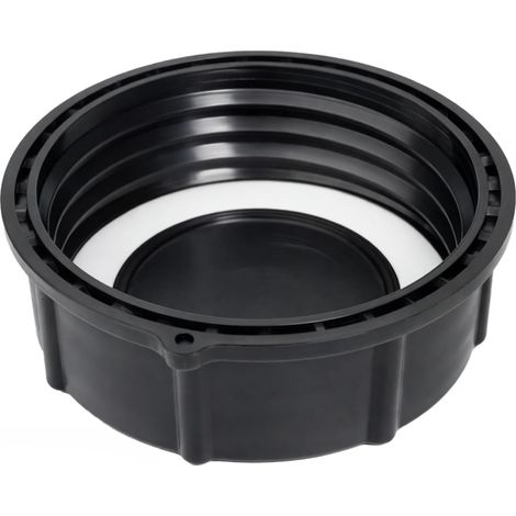 Bouchon Cuve - Filetage S100x8 - Diamètre 100 mm - Pour Réservoir IBC 1000 L et Raccord DN80 - Plastique Haute Résistance - 1 Pièce