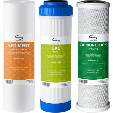 iSpring F3 Filtro de Repuesto para Estándar Filtro Ósmosis Inversa (1/5)