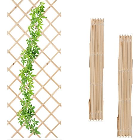 Enrejado extensible para plantas, 180 x 90 cm, para montaje en pared (1/5)