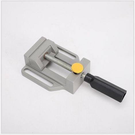 LAN Gravierter Schraubstock aus Aluminiumlegierung für Bohrmaschinen, Schmuckherstellung, leichtes Spanntisch-Set, Mini-Schraubstock, flache Klemme, Befestigungswerkzeug (1/5)
