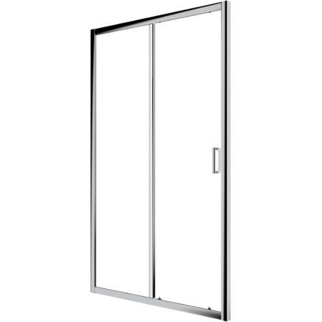 Porta Doccia 120 cm Scorrevole H190 Cristallo Trasparente Golden