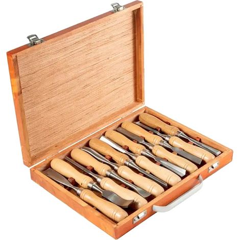Herramientas para tallar madera, juego de cinceles manuales, gubias profesionales (1/2)