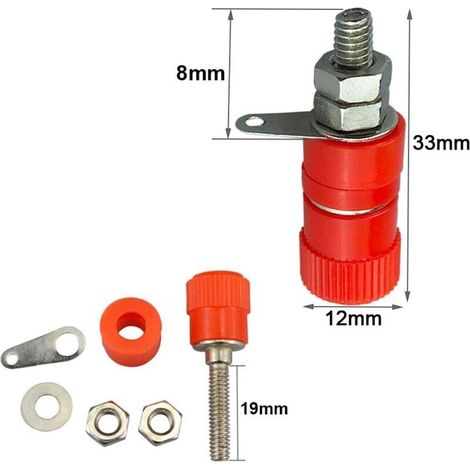 40Pcs Premium 4mm Banane Prise Connecteur Kit, pour Haut-Parleur, Audio/Vidéo Récepteur (1/3)