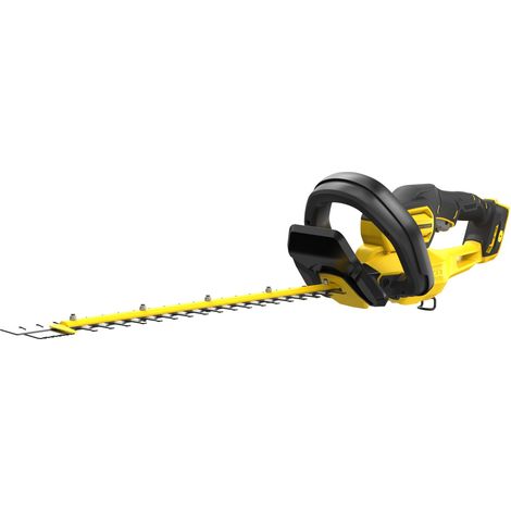 Stanley – Taille-haies télescopique 55 cm 18V SFMCHT855M1QW – Lame double action 19 mm – Moteur Brushless – 1 batterie 4Ah + chargeur