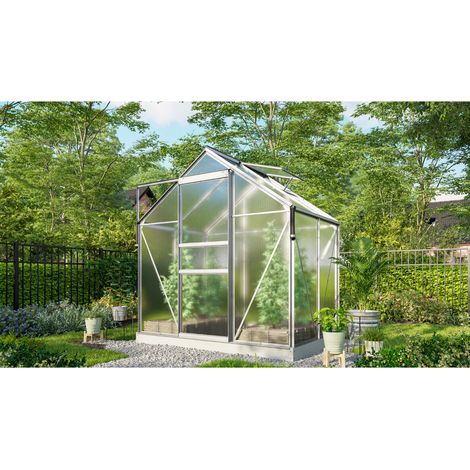 Vitavia Gewächshaus "Marley" inkl. Ready2Grow Zubehör-Set, aluminium eloxiert, 2,5 m², 6 mm HKP (1/3)