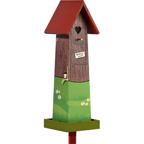Dobar Vogelburg Besetzt 19,5 x 19,5 x 60 cm Vogelhaus