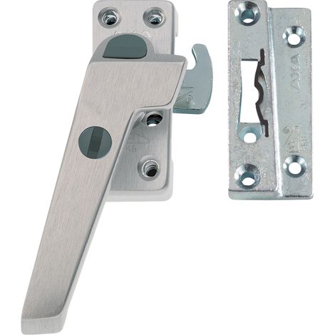 AXA Fensterschloss - Sicherheitsfenstergriff - Zylinder - Rechtsdrehend - Aluminium - Gleichschließend (1/4)
