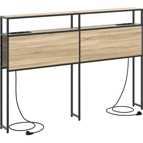 Maison Exclusive - Testata contenitore rovere sonoma Legno multistrato